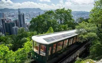 Vé tàu điện Peak Tram và Sky Terrace
